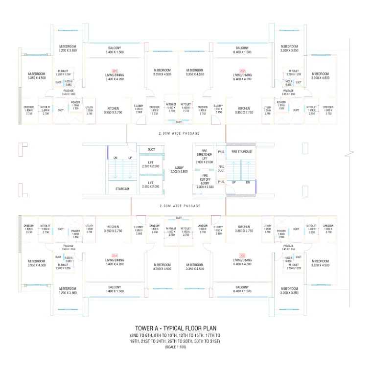 Global Riverfront Tower A Floor Plan